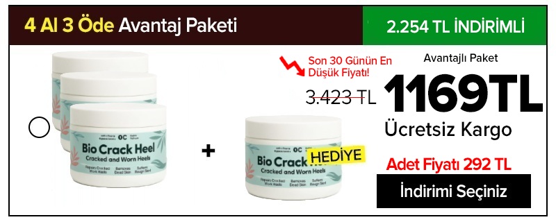 BİOCRACKHEEL TOPUK ÇATLAK - AYAK MANTARI
